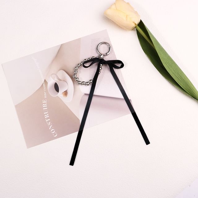 Ribbon Bag Charm Keyring