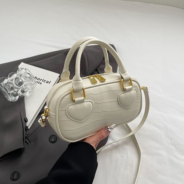 Croc Bag Handle Crossbody Top