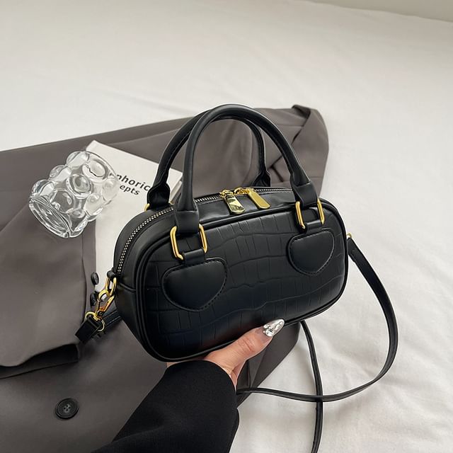 Croc Bag Handle Crossbody Top