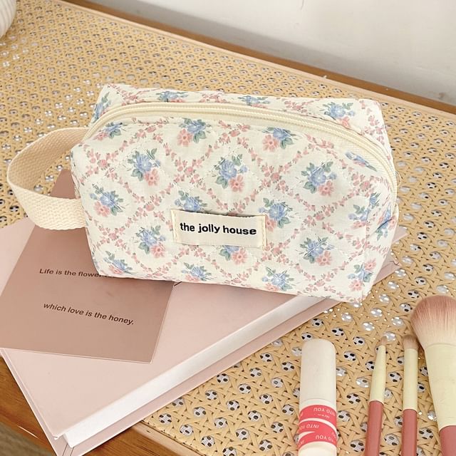 Print Fabric Makeup Bag / Pouch / Toiletry Bag