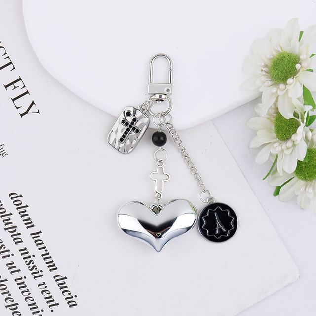 Alloy Bag Charm Keyring