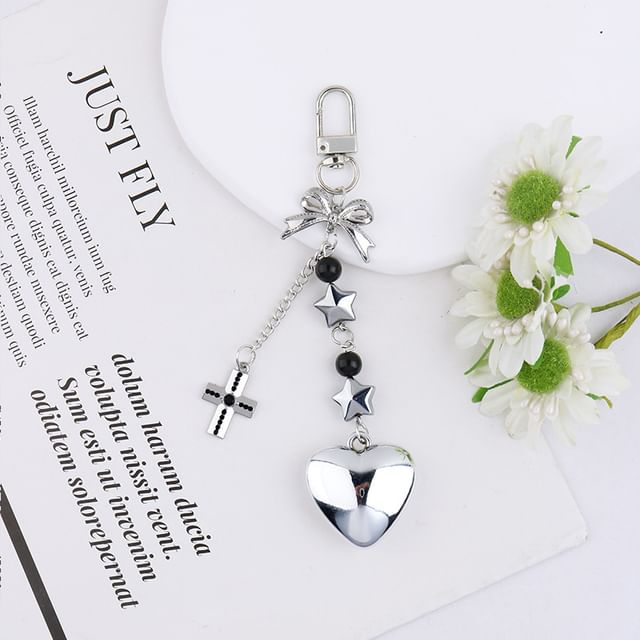 Alloy Bag Charm Keyring