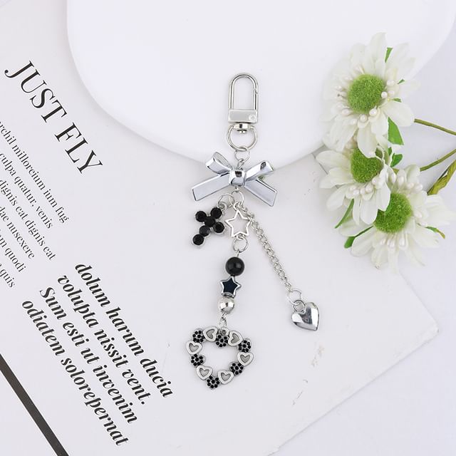 Alloy Bag Charm Keyring