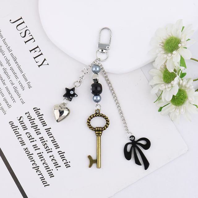Alloy Bag Charm Keyring