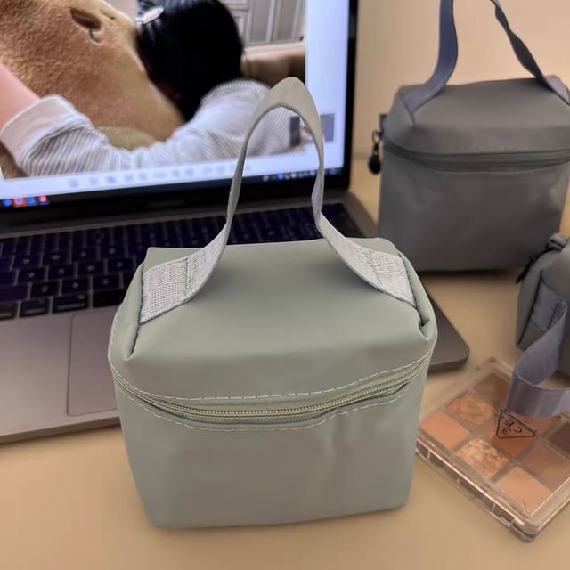 Plain Nylon Mini Makeup Bag