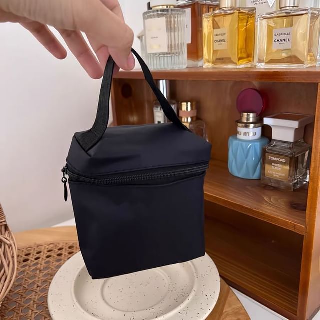 Plain Nylon Mini Makeup Bag