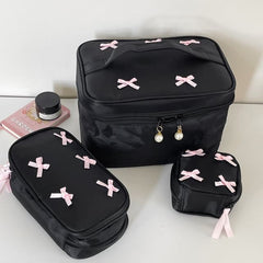 Ribbon Makeup Bag / Pencil Case / Pouch