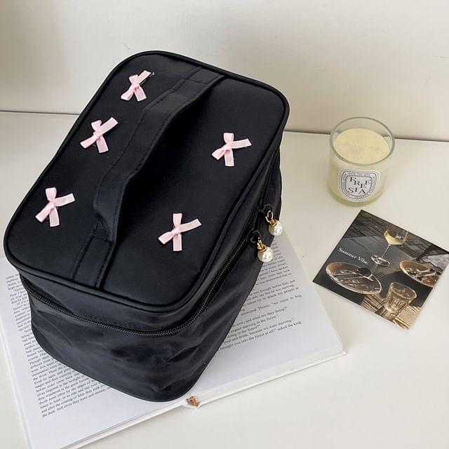 Ribbon Makeup Bag / Pencil Case / Pouch