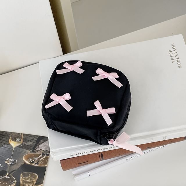 Ribbon Makeup Bag / Pencil Case / Pouch