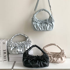 Bag Bow Shoulder Ruched