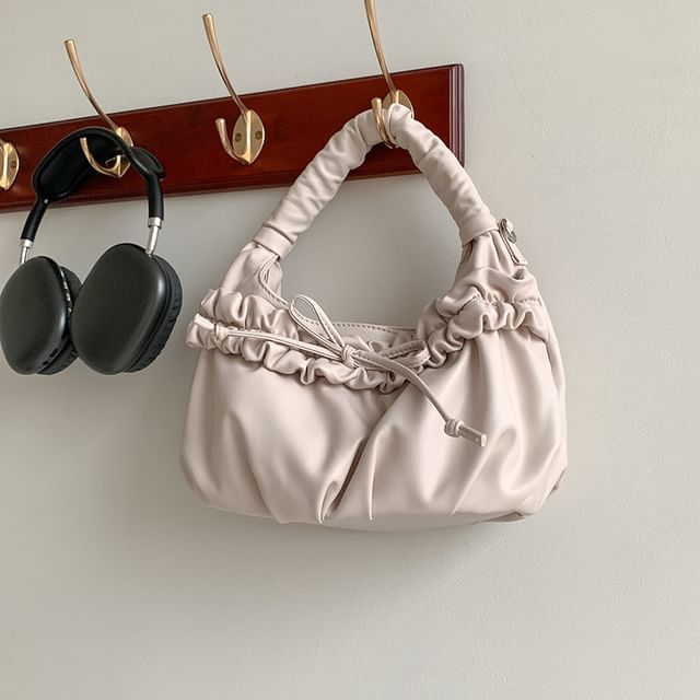 Bag Bow Shoulder Ruched