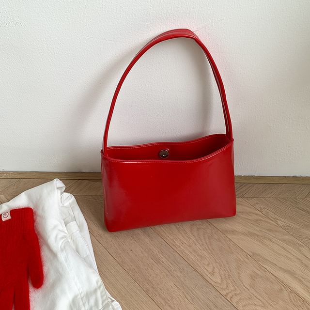 Faux Shoulder Bag Leather