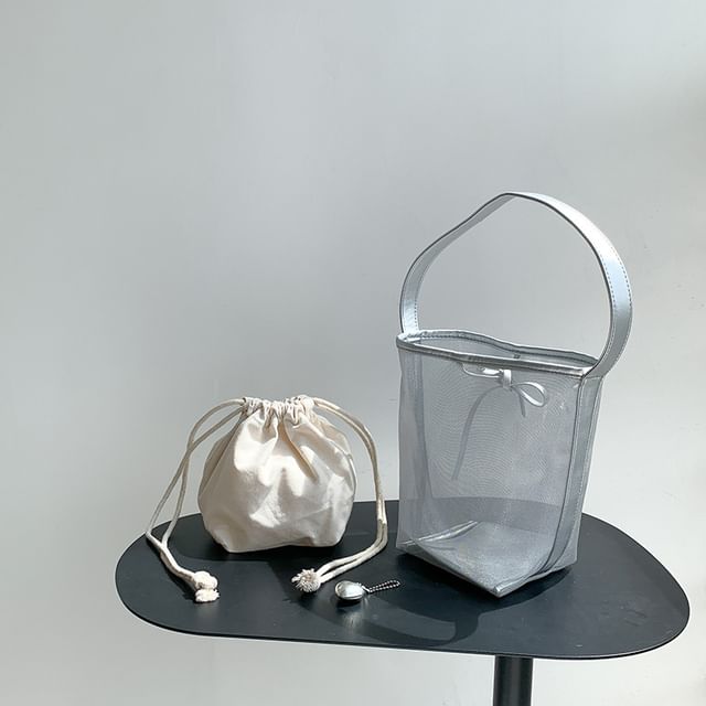 Pouch Bucket Bag Mesh +
