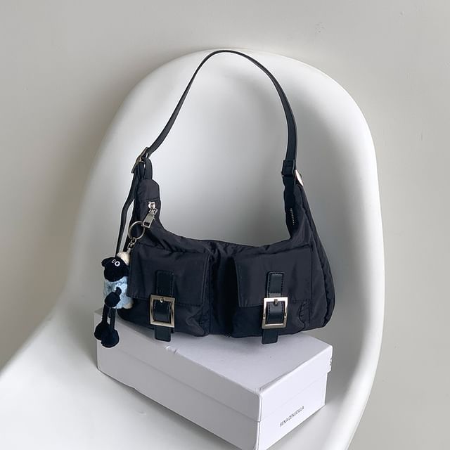 Shoulder Buckled Bag Multi-Pocket