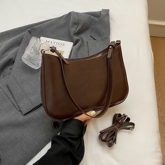 Shoulder Leather Faux Bag