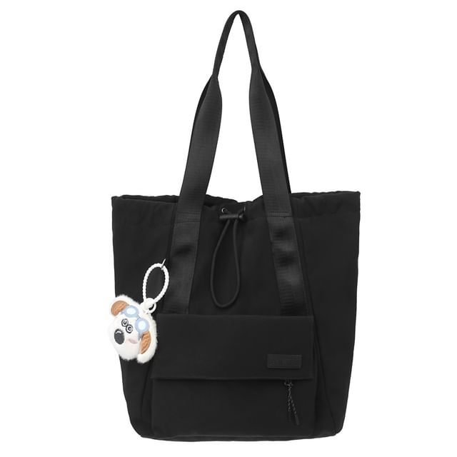 Charm / Nylon Backpack Drawstring Set Bag