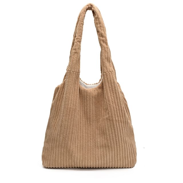 Plain Corduroy Bag Tote