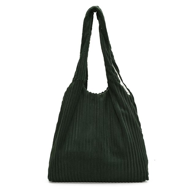 Plain Corduroy Bag Tote