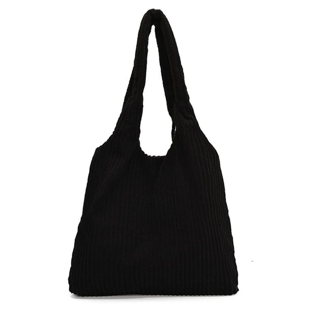 Plain Corduroy Bag Tote