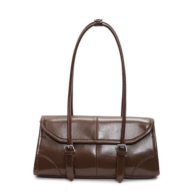 Tote Leather Flap Faux Bag