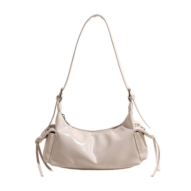 Multi-Pocket Leather Tote Faux Bag