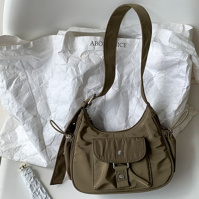 Bag Shoulder Drawstring Multi-Pocket