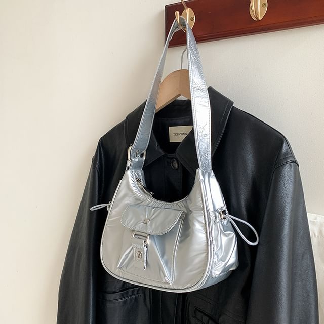 Bag Shoulder Drawstring Multi-Pocket