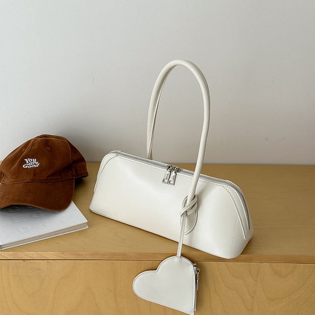 Faux Heart + Bag Shoulder Coin Purse Leather