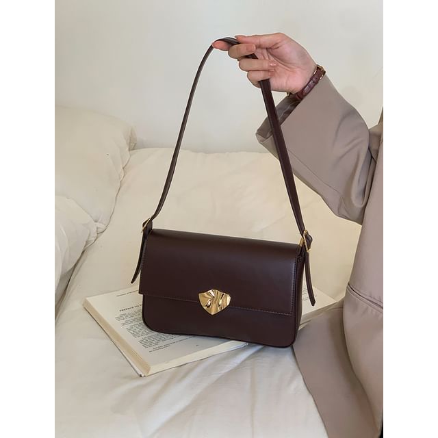 Faux Bag Shoulder Flap Leather