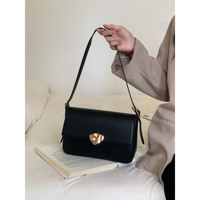 Faux Bag Shoulder Flap Leather