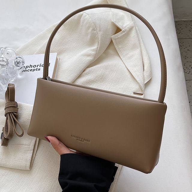 Leather Shoulder Bag Faux