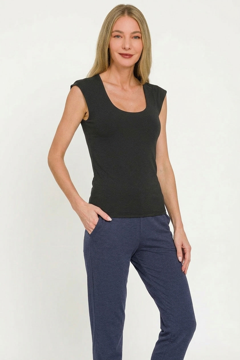 Double Layered Sleeveless Top