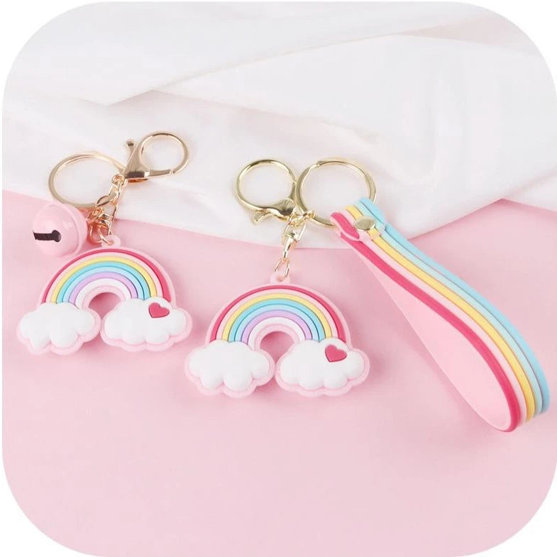 Cute Rainbow Keychain