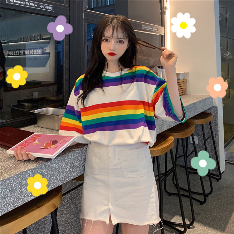 Sweet Girl Rainbow Tee