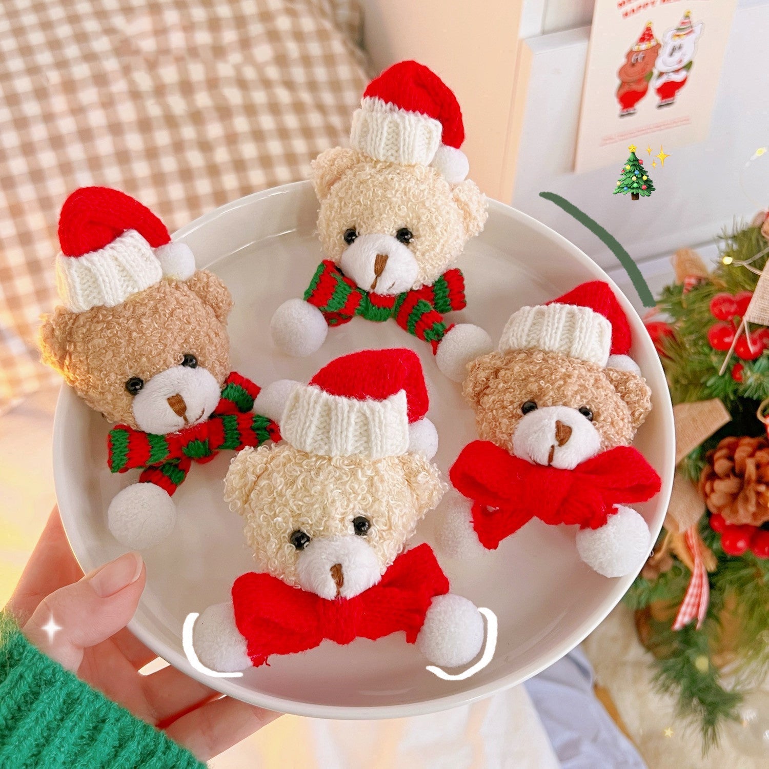 Christmas Cute Bear Pins