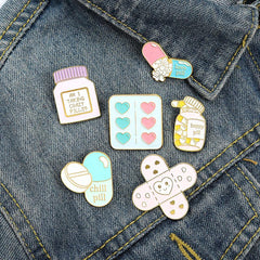 Cartoon Cute Mini Modelling Pins