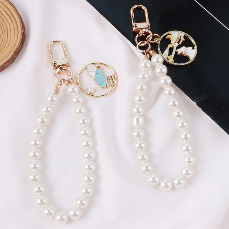 Classic Pearls Keychain