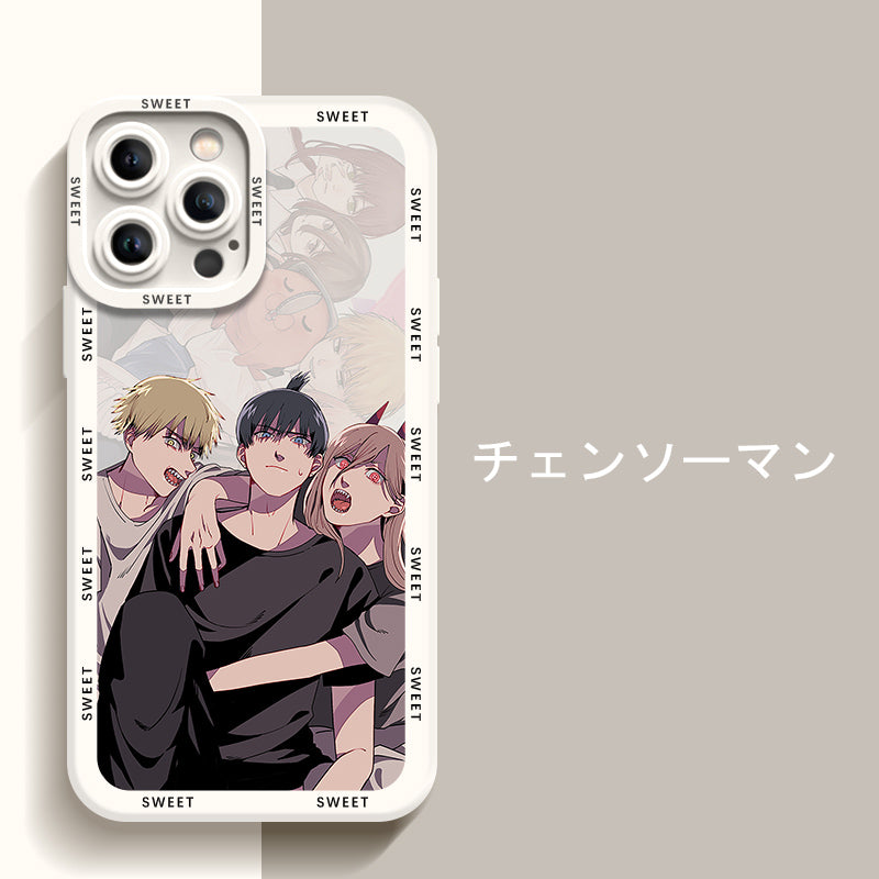 Chainsaw Man Denji&Aki&Power iPhone Case