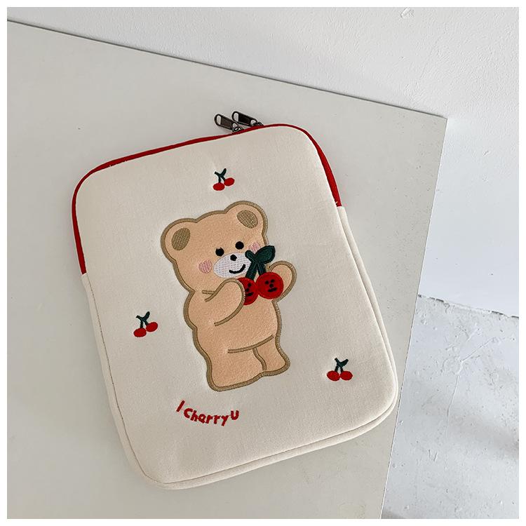 Cherry Bear Ipad Laptop Bag