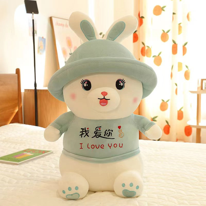 Cute Bunny With Cap Plush Toys