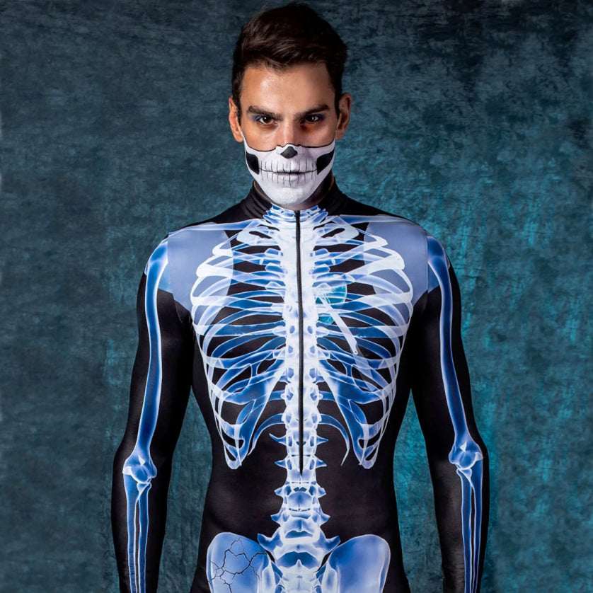 Halloween Sexy Skeleton Bodysuit