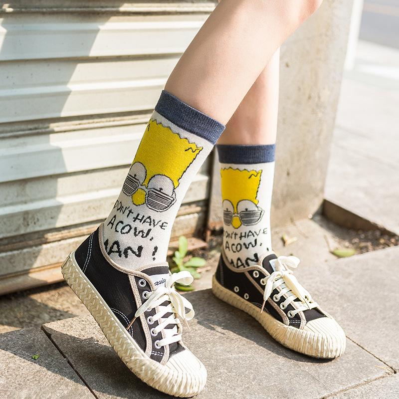 Cartoon Banana Anime Socks