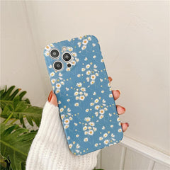 Youth Blue Chrysanthemum Phone Case