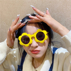 Cute Funny Sunflower Sunglasses