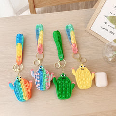 Cute Cactus Bag Keychain