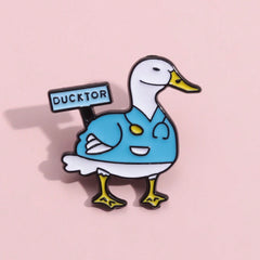 Cute Cartoon Duck Pins