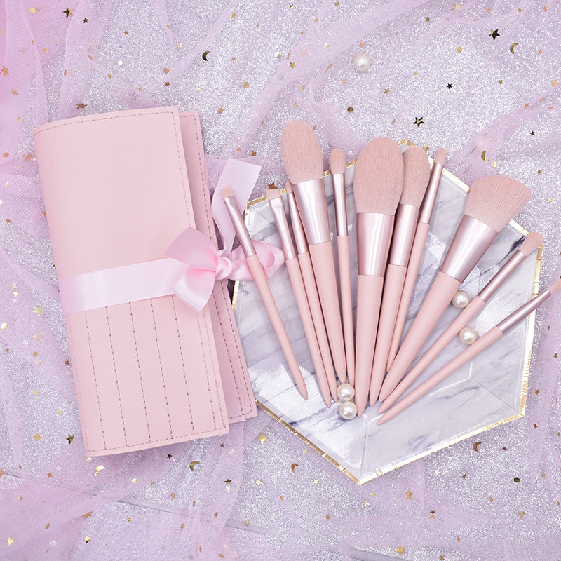 Sweet Pink Makeup Brush Set*11pcs