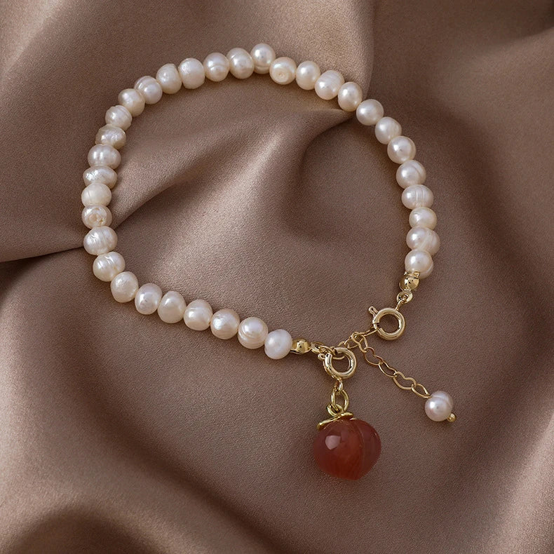 Pearl Peach Bracelet