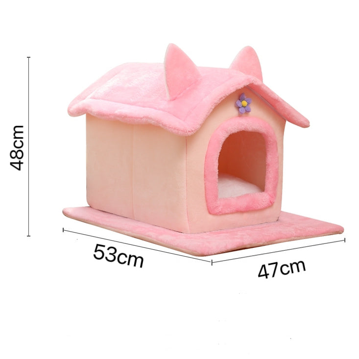 Cute Red House Princess Cat Litter