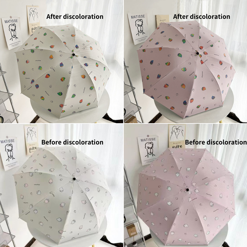 Kawaii Color-Changing Sun Rain Umbrella